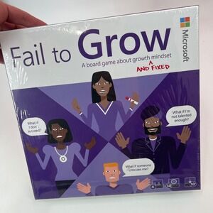 Fail to Grow Growth Mindset Game for Kids & Adults Microsoft Employee‎ Exclusive